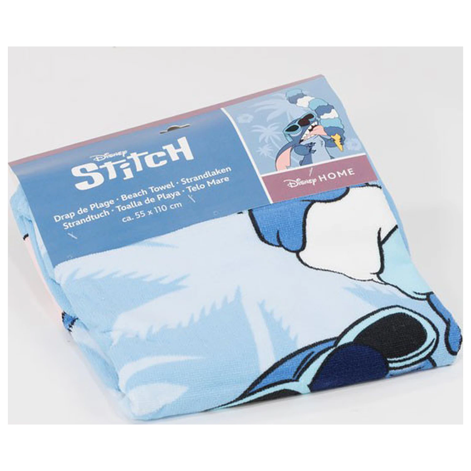 Lilo and Stitch Ice Cream Beach Towel Poncho 55x110 cm product photo
