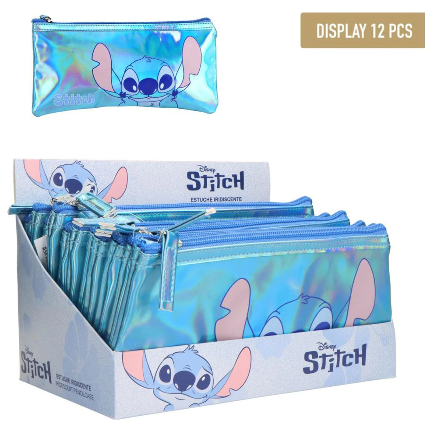 Stitch Iridescent kids' vanity case, pencil case product photo