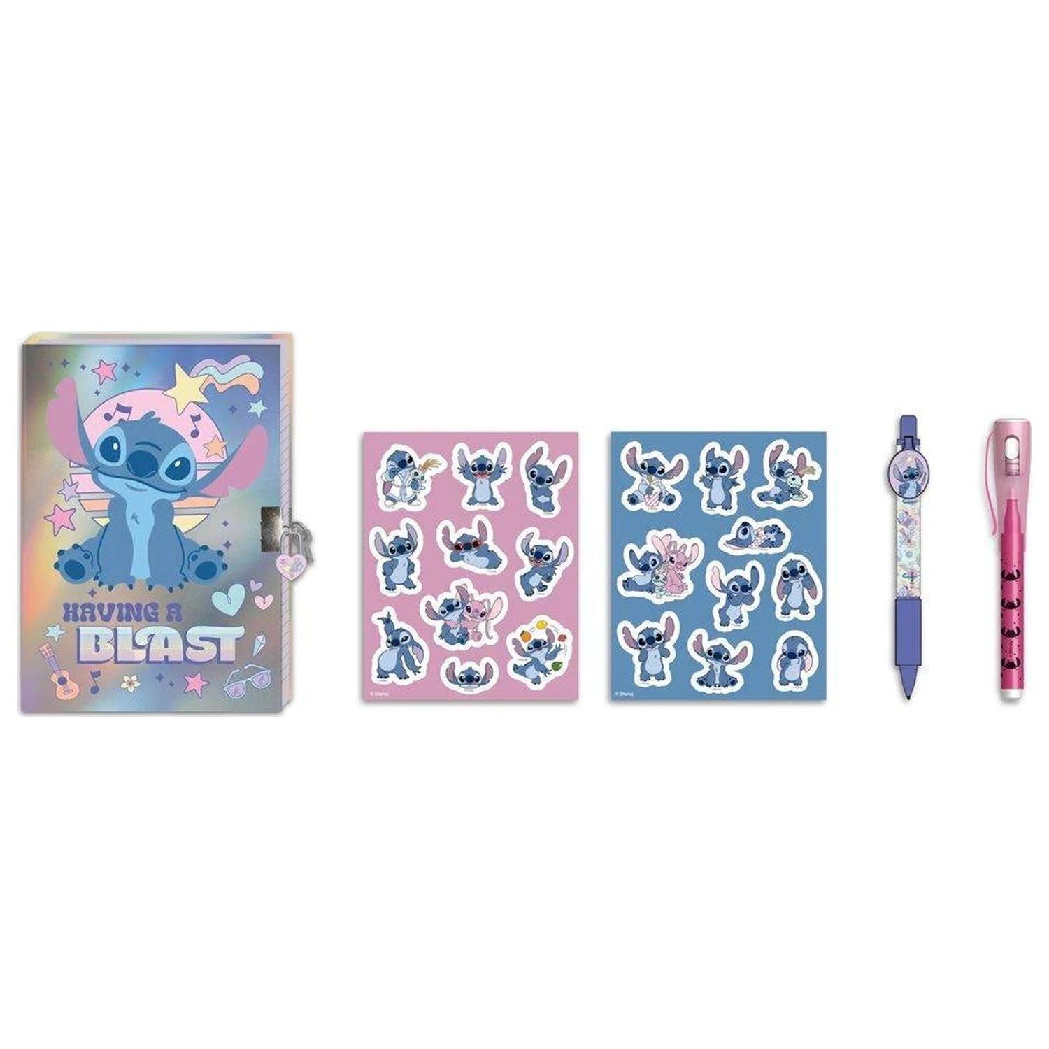 Stitch Gift Box Diary with lock + accessories product photo