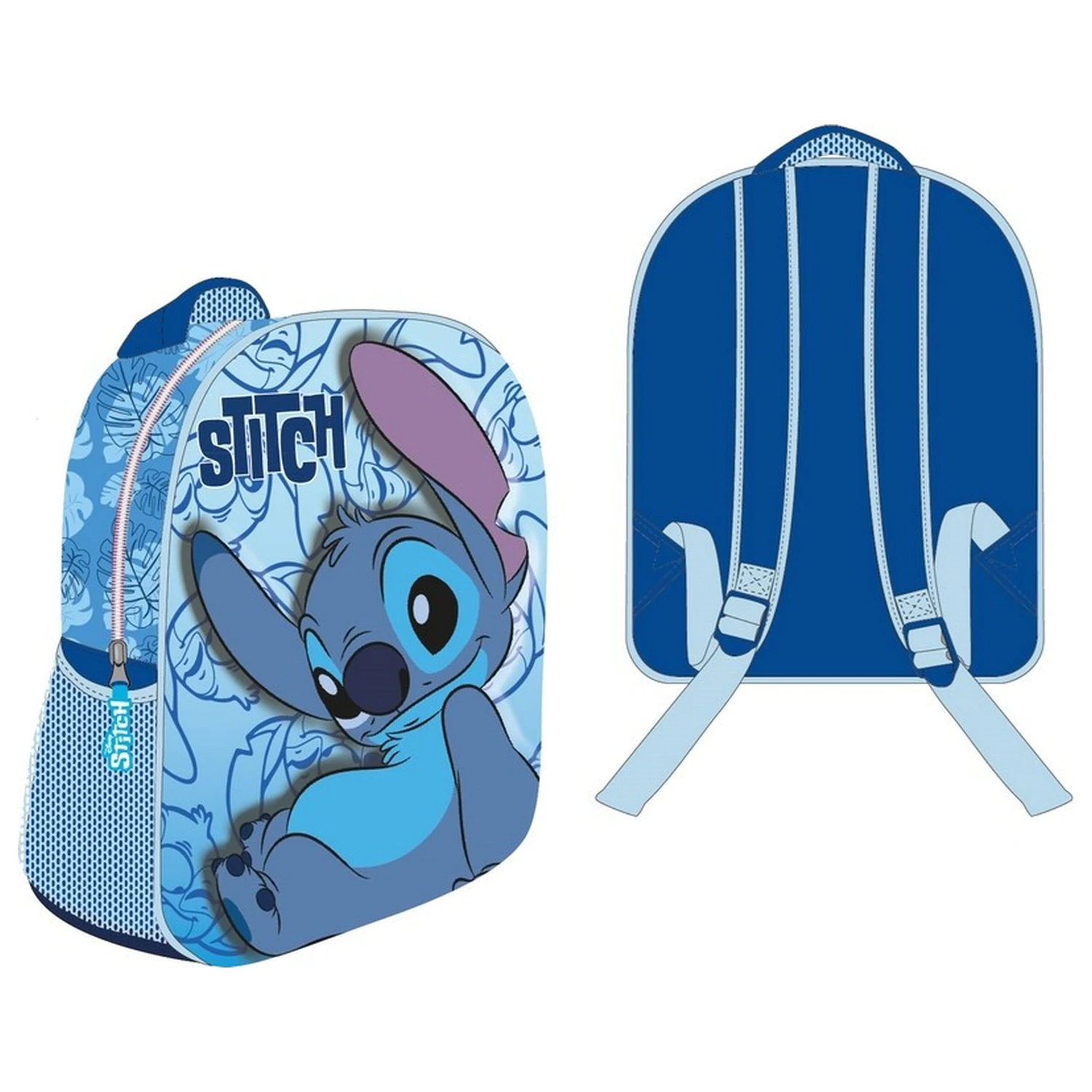 Stitch Lazy Deluxe 3D backpack, bag 30 cm product photo