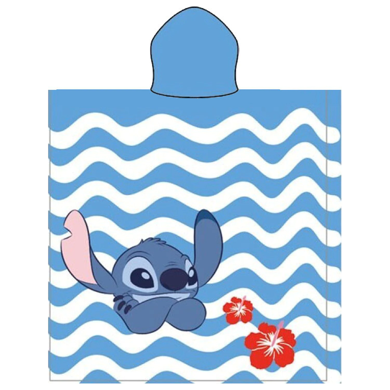 Lilo and Stitch Lazy Lagoon beach towel poncho 55x110 cm product photo