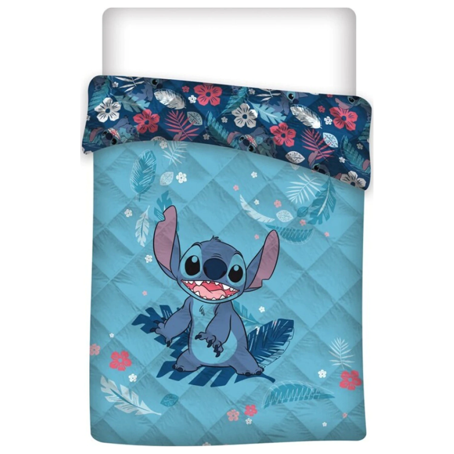 Stitch Leaf quilted bedspread, duvet 140x200cm product photo