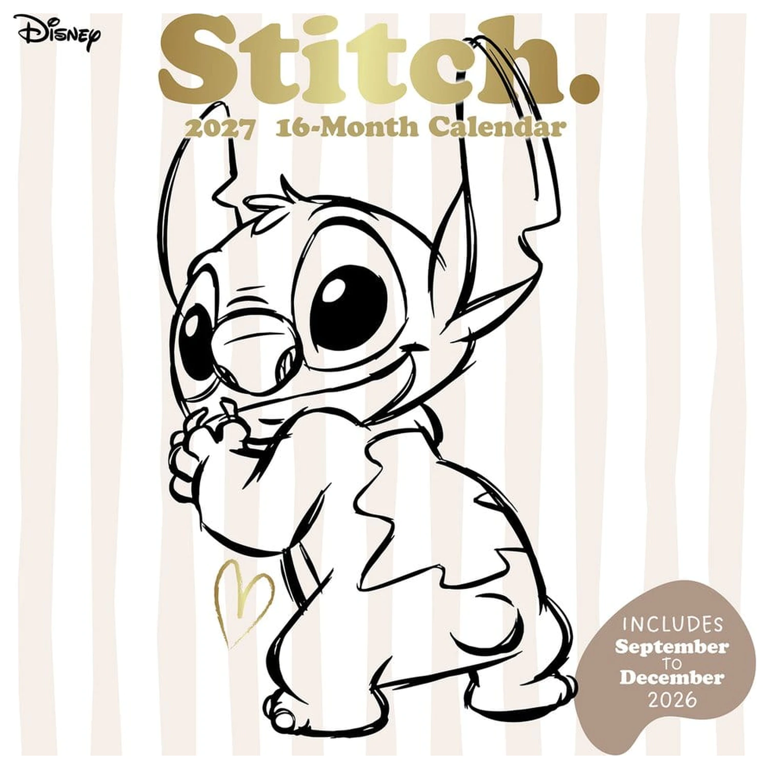 Stitch Calendar Life is Better with Stitch 2027 30 x 30 cm product photo