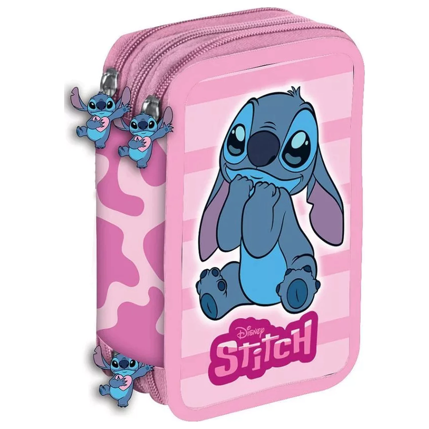 Stitch Lovely filled 3-story pencil case product photo