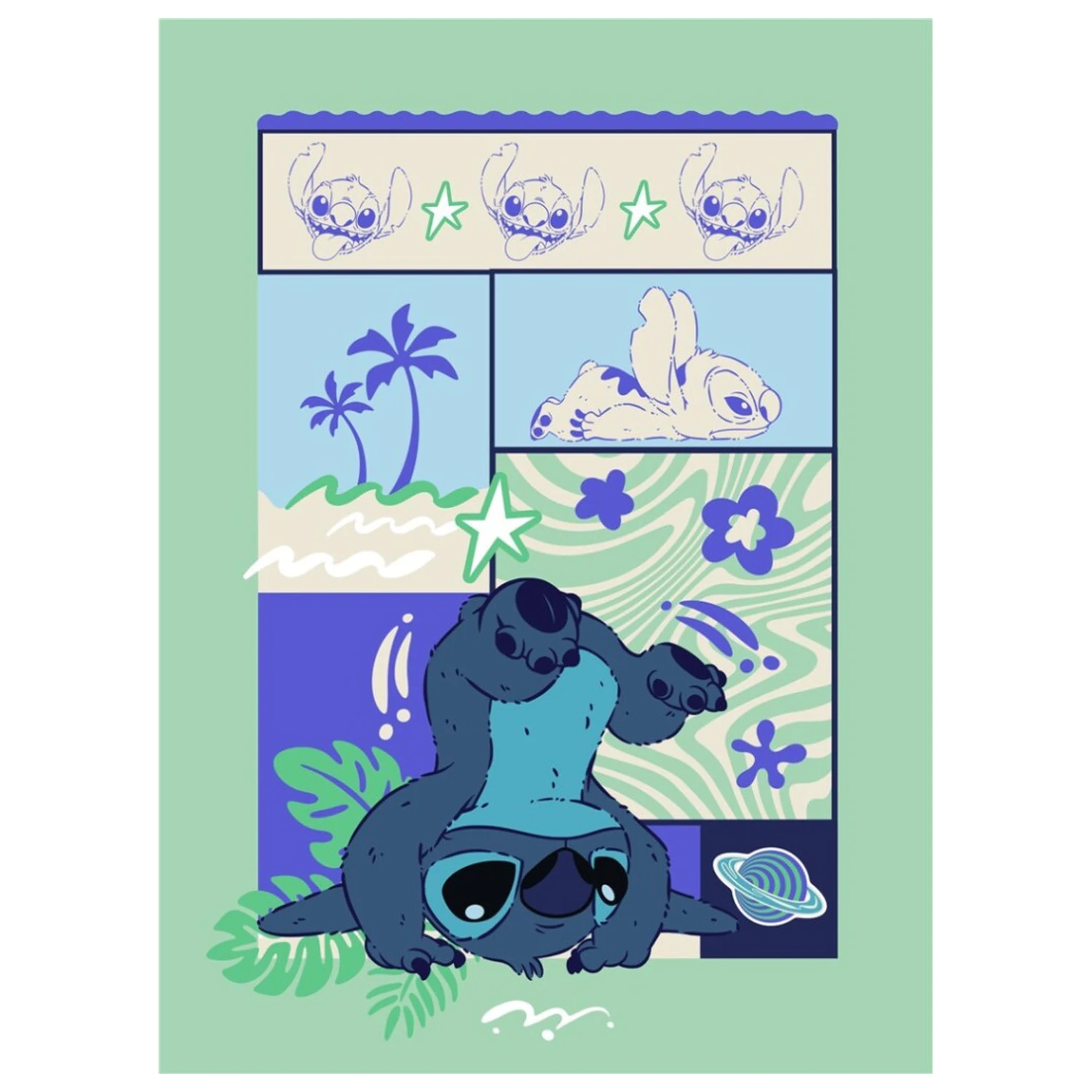 Lilo & Stitch Ocean Breeze Blanket 110x150cm product photo