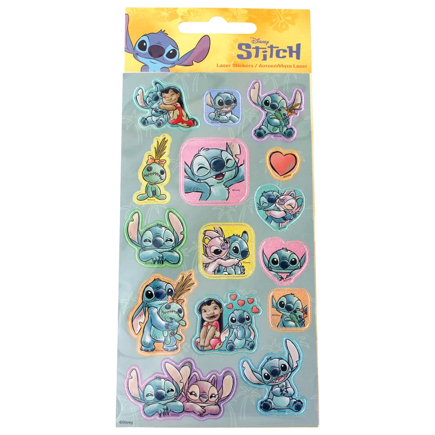 Stitch Palm Holographic Sticker Set product photo