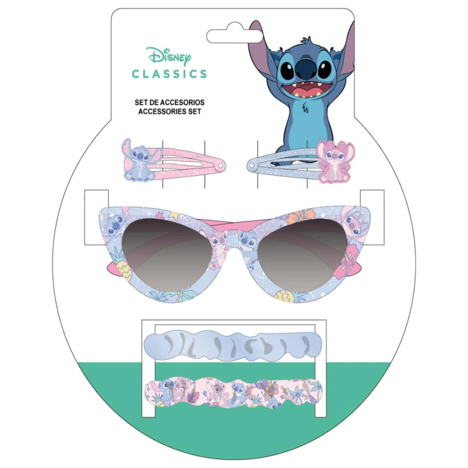 Stitch Paradise Sunglasses and Hair Accessory Set product photo