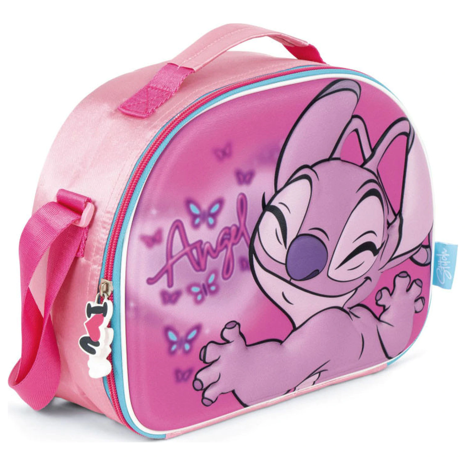 Stitch Pink Angel 3D Thermo Lunch Bag 26 cm product photo