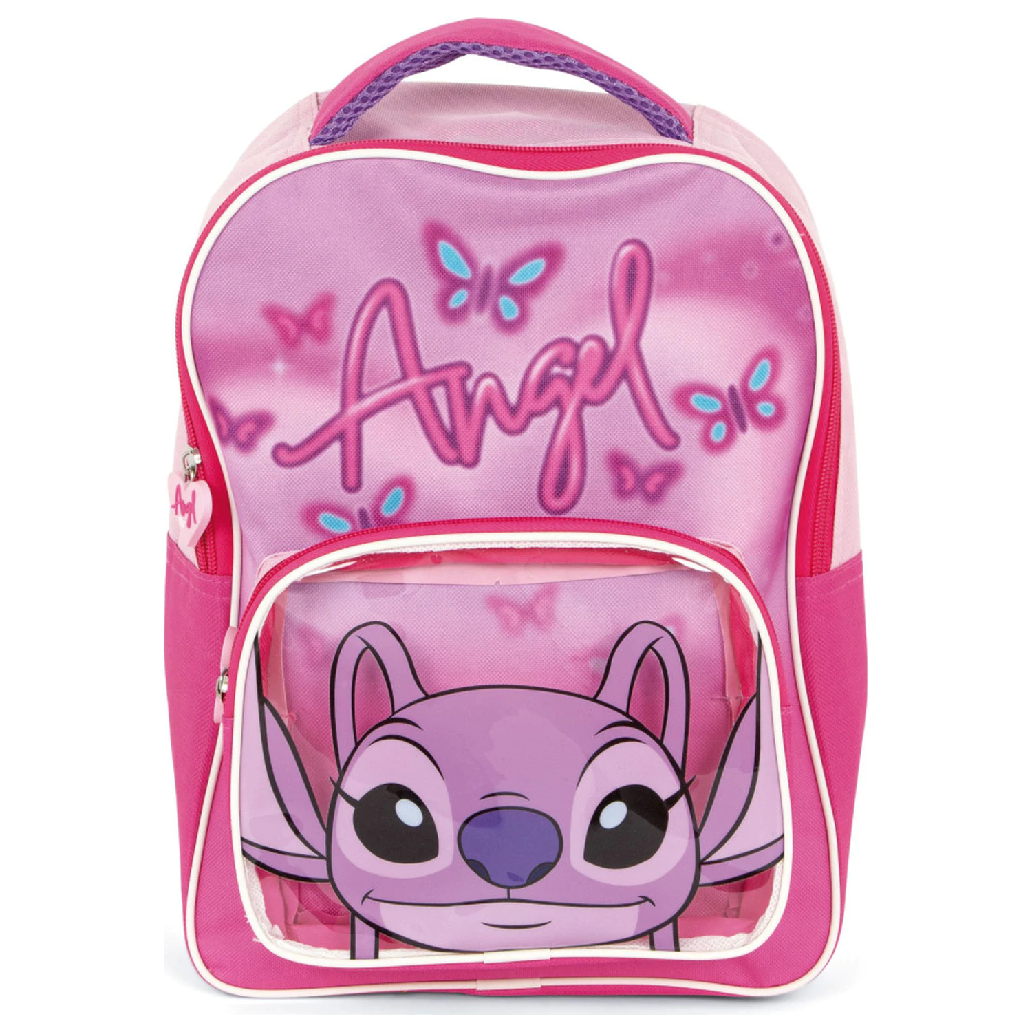 Stitch Pink Angel Backpack, Bag 30 cm product photo