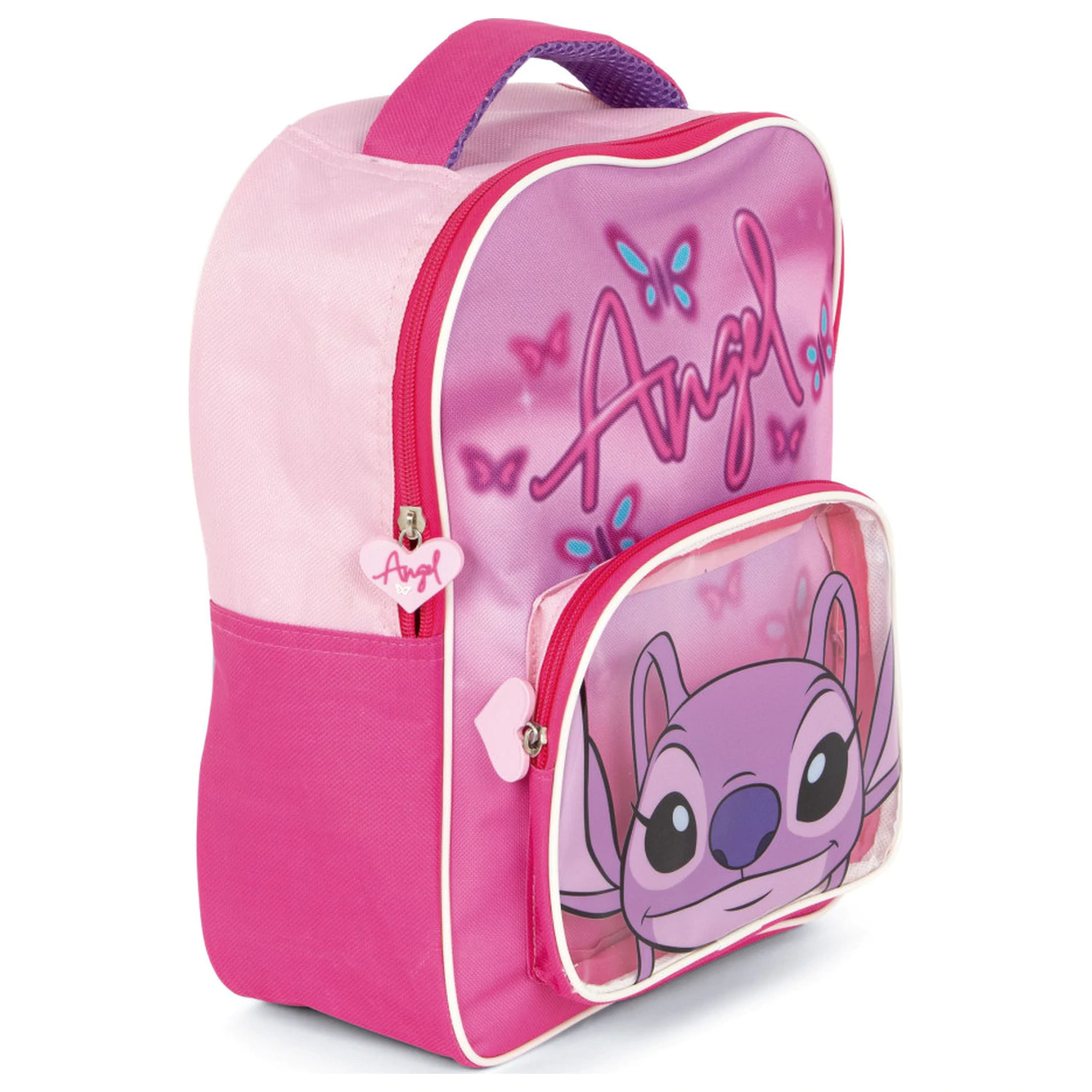 Stitch Pink Angel Backpack, Bag 30 cm product photo
