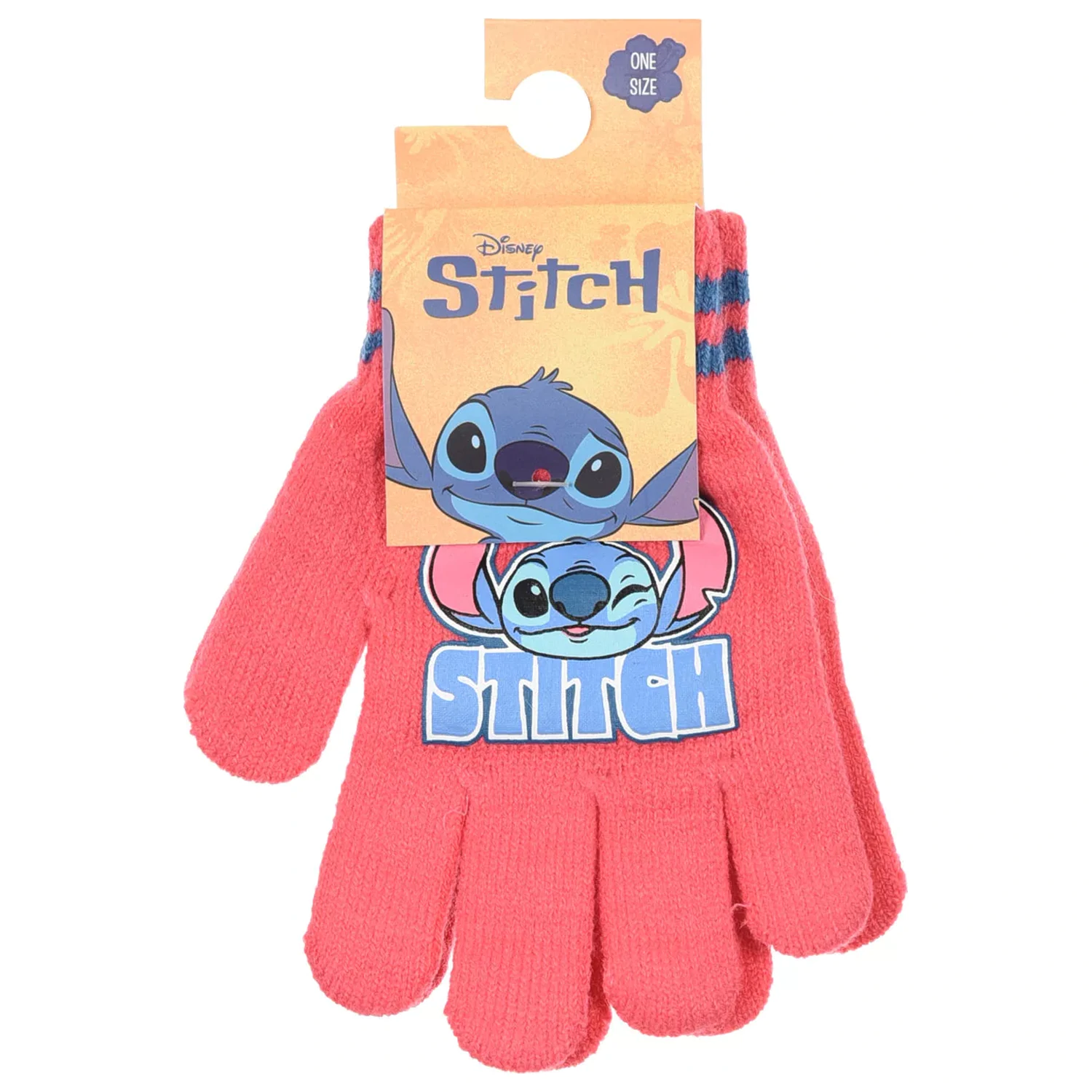Stitch Pink Fun kids gloves product photo