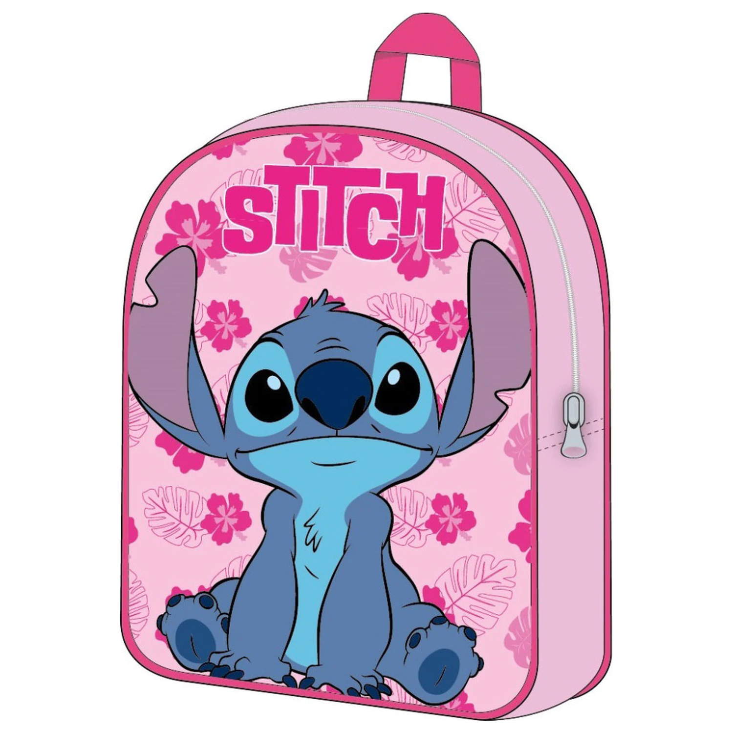 Stitch Pink Leaf Backpack, Bag 40 cm product photo
