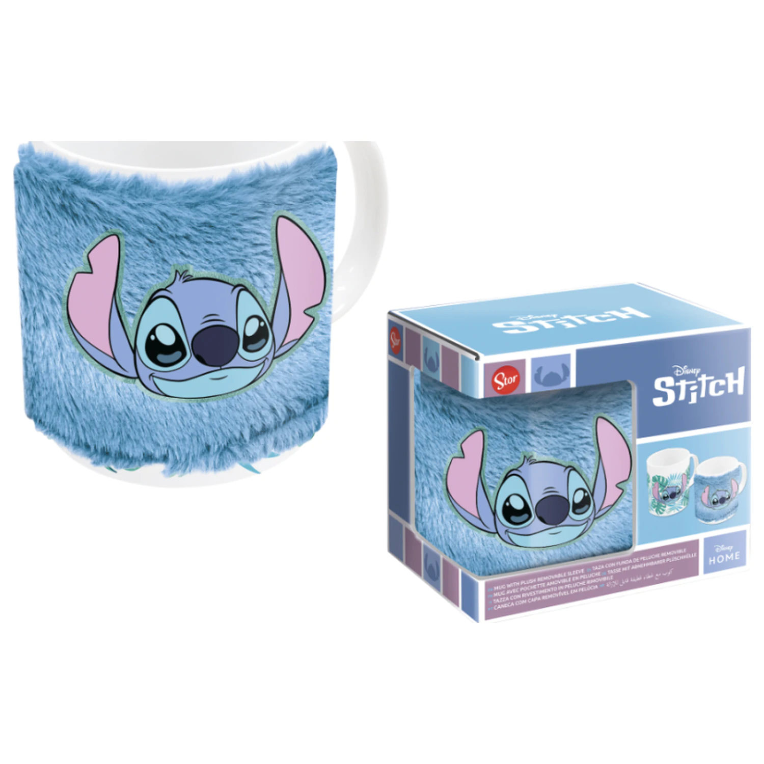 Stitch Plush Sleeve Mug product photo