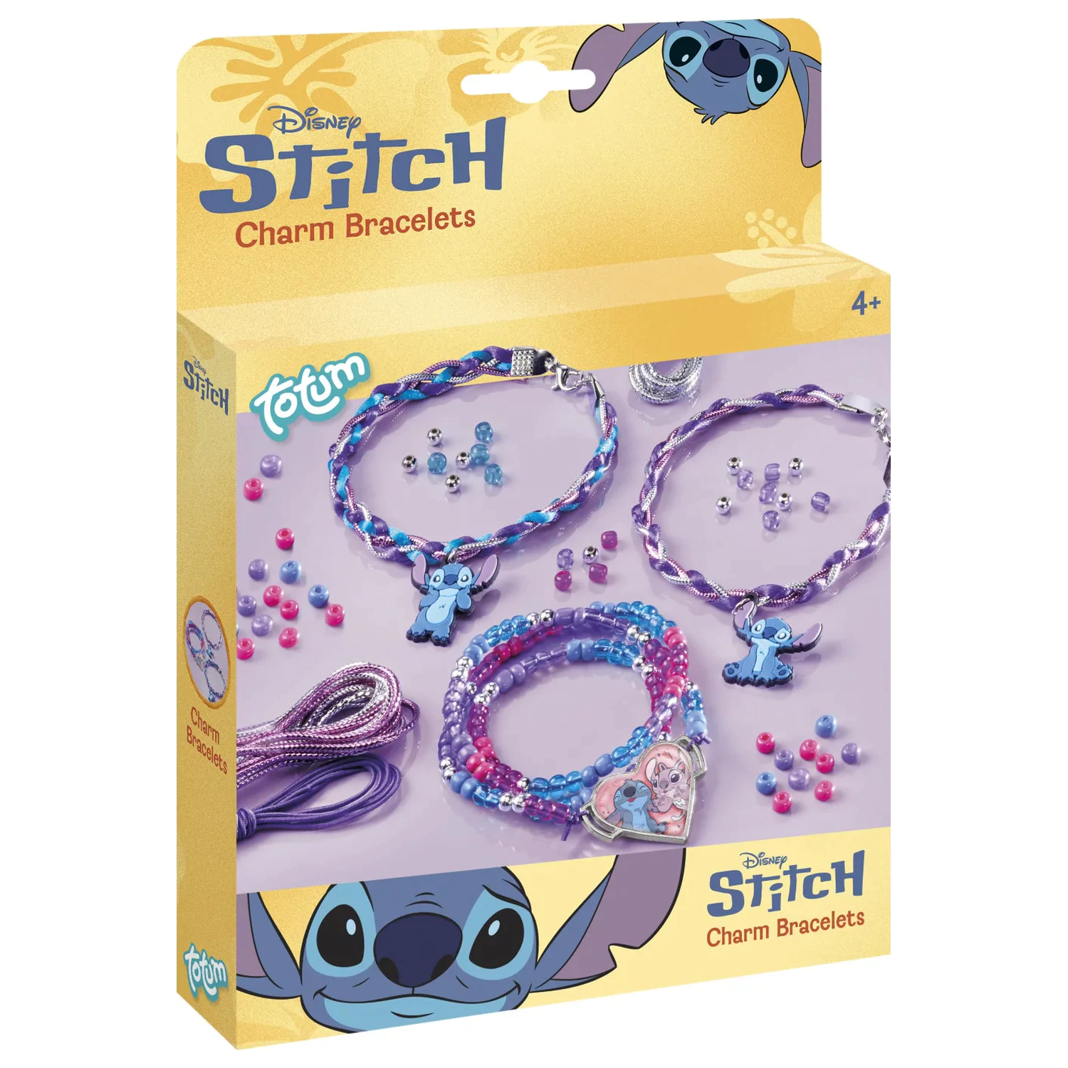 Stitch Purple charm bracelet making kit product photo