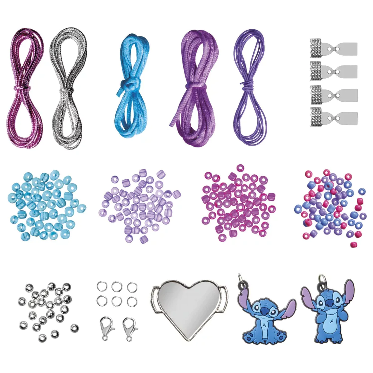 Stitch Purple charm bracelet making kit product photo