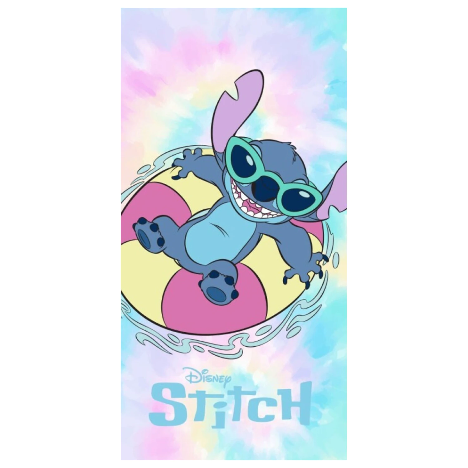 Stitch Rainbow Waves Towel 70x140cm product photo