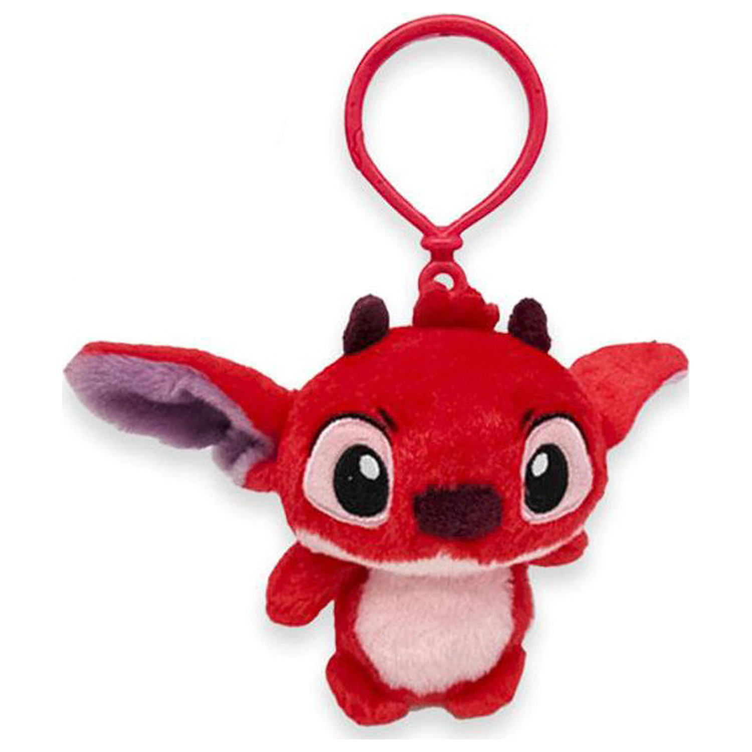 Stitch Red 3D plush figure with hanger, bag charm 12 cm product photo