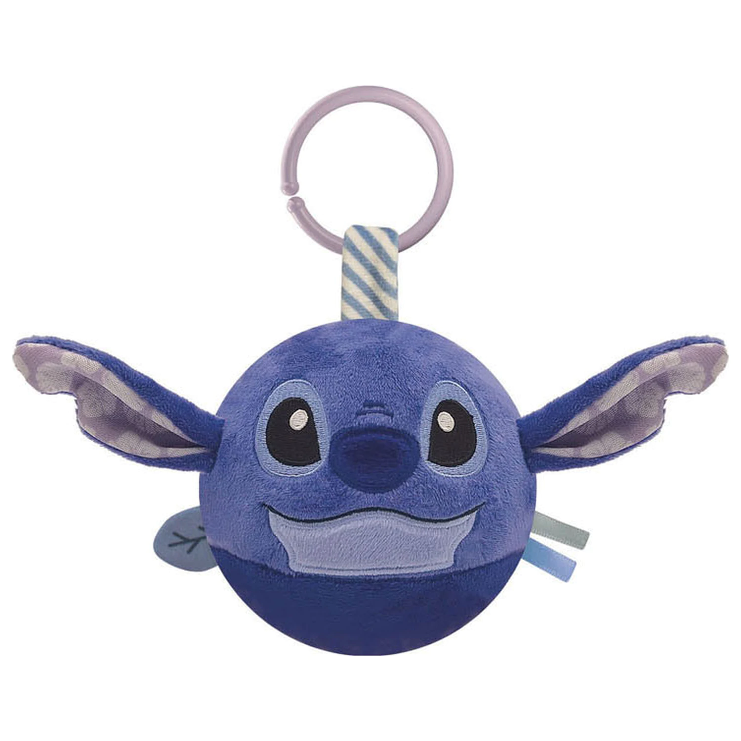 Stitch Round plush ball figure, baby rattle Clementoni product photo