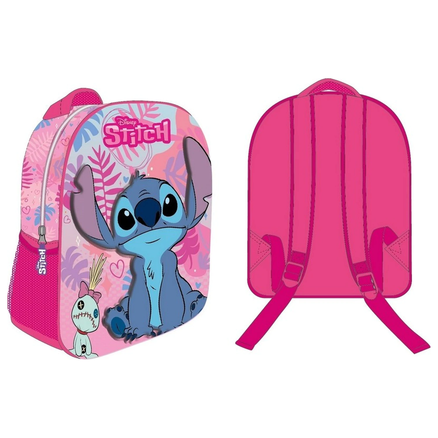 Stitch Scrump Deluxe 3D Backpack, Bag 30 cm product photo