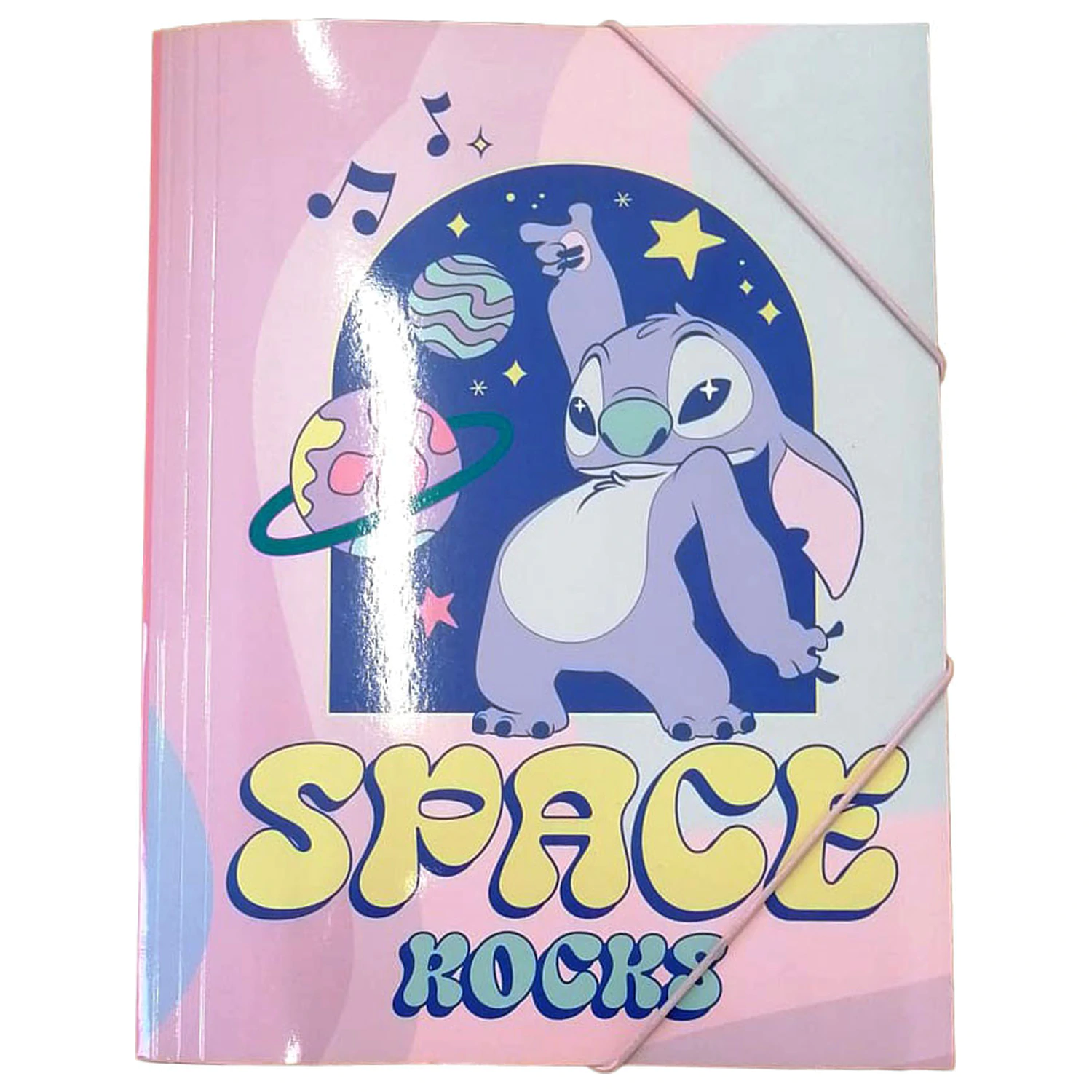 Stitch Space Rocks A/4 Elastic Folder product photo
