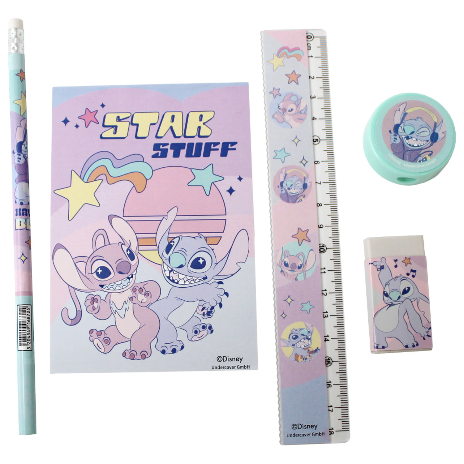 Stitch Star Stuff Stationery Set 5 pcs product photo