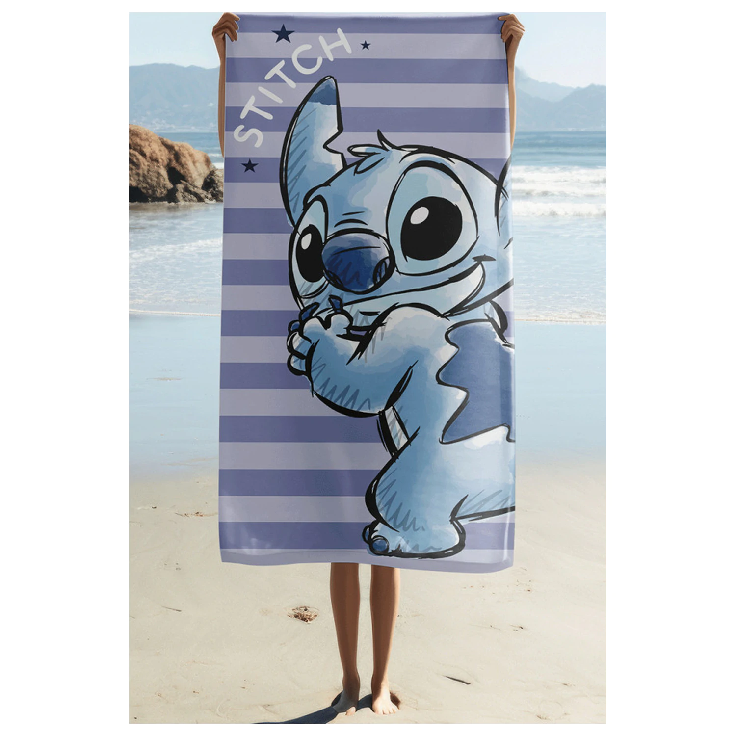 Stitch Stripes towel 70x140cm product photo
