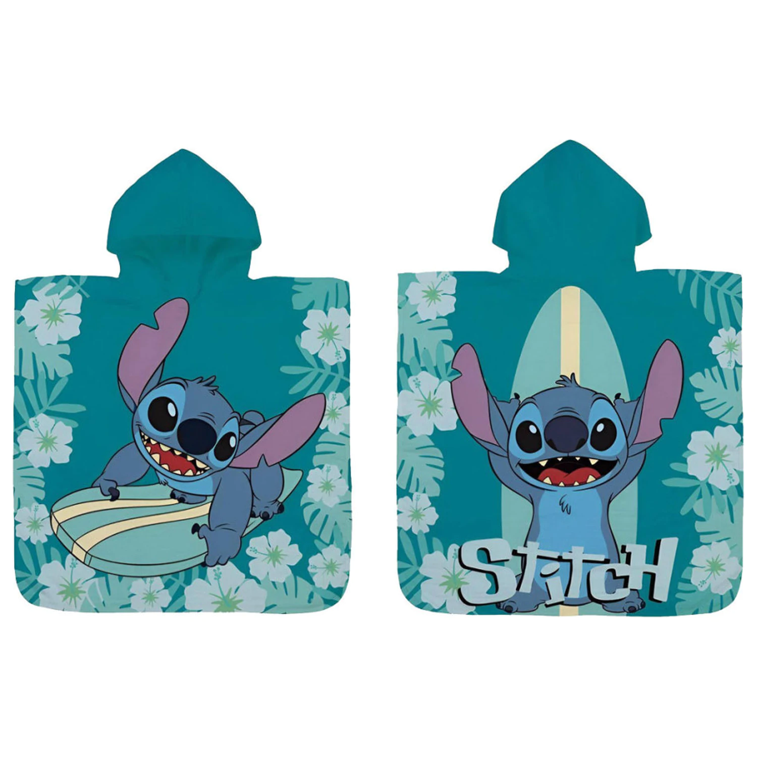 Stitch Surf Beach Towel Poncho product photo