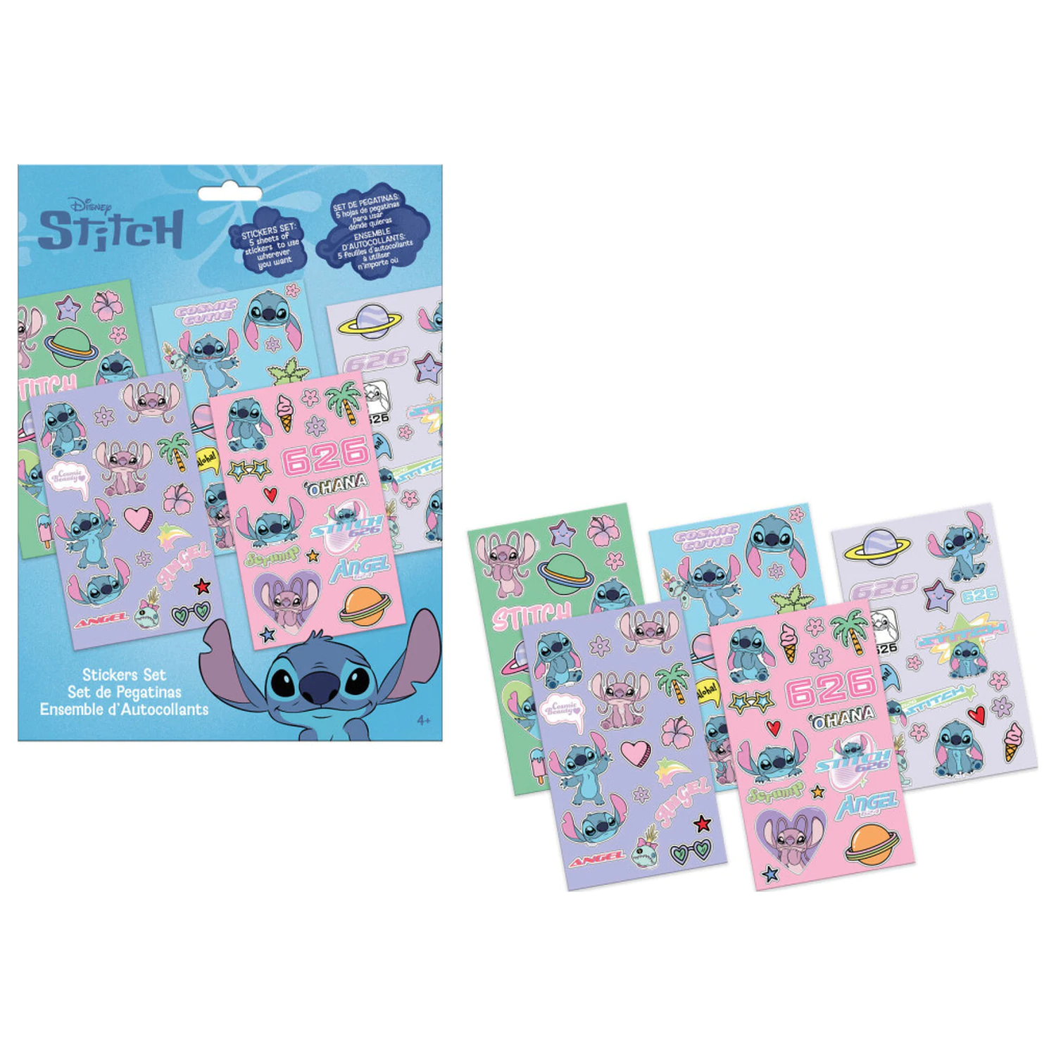 Stitch This World sticker set 5 sheets product photo