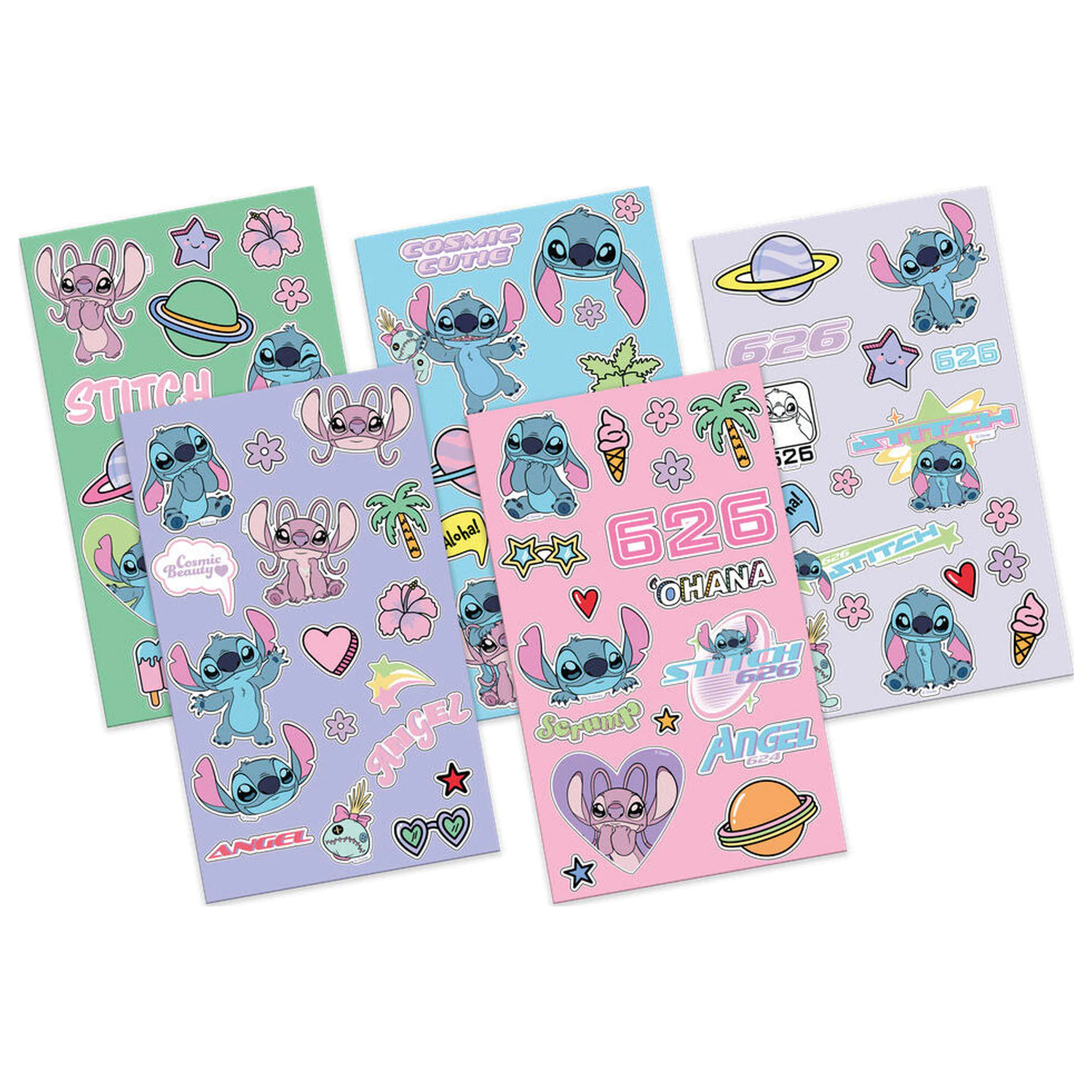 Stitch This World sticker set 5 sheets product photo