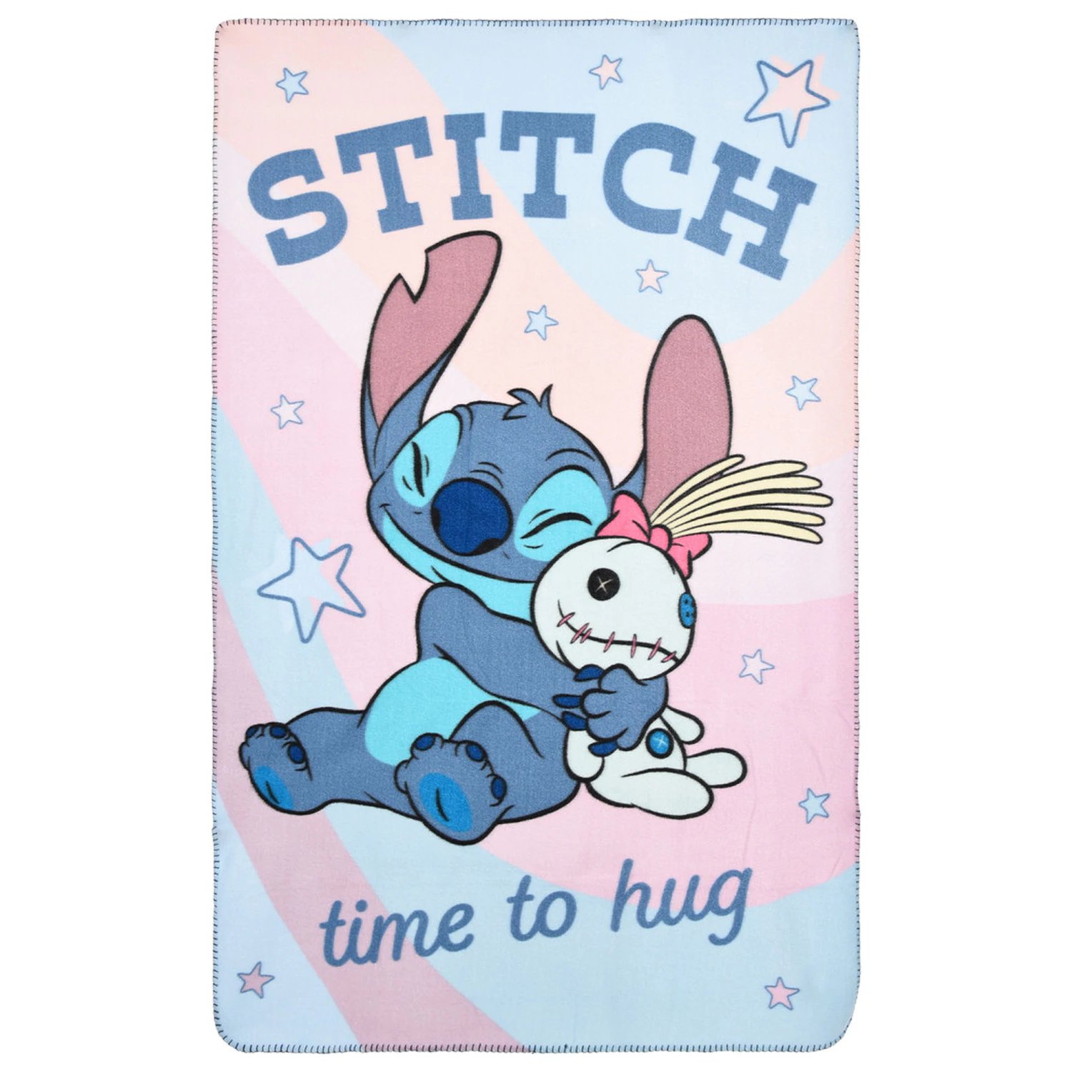 Stitch Lilo & Stitch Hug Fleece Blanket product photo