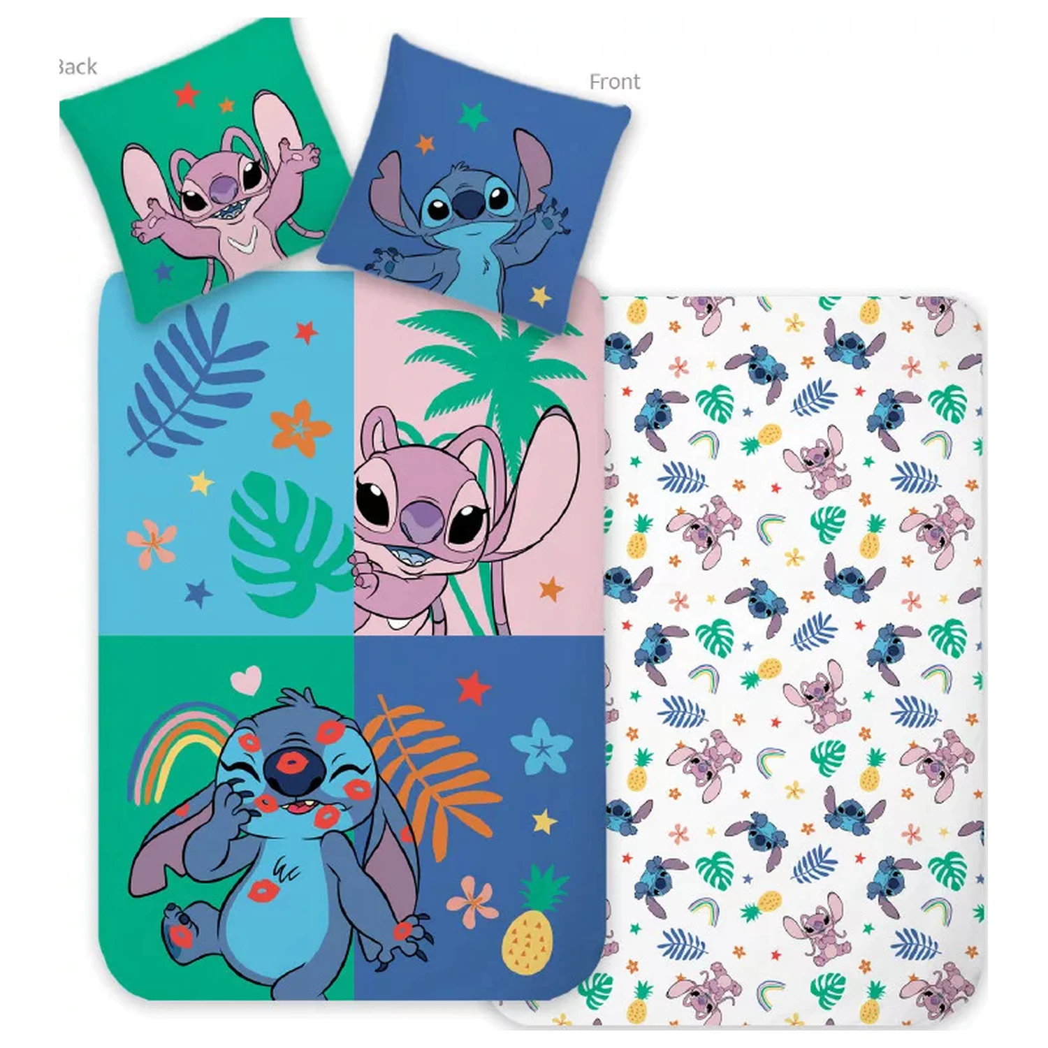 Stitch Tropical Friend Kids' Duvet Cover product photo