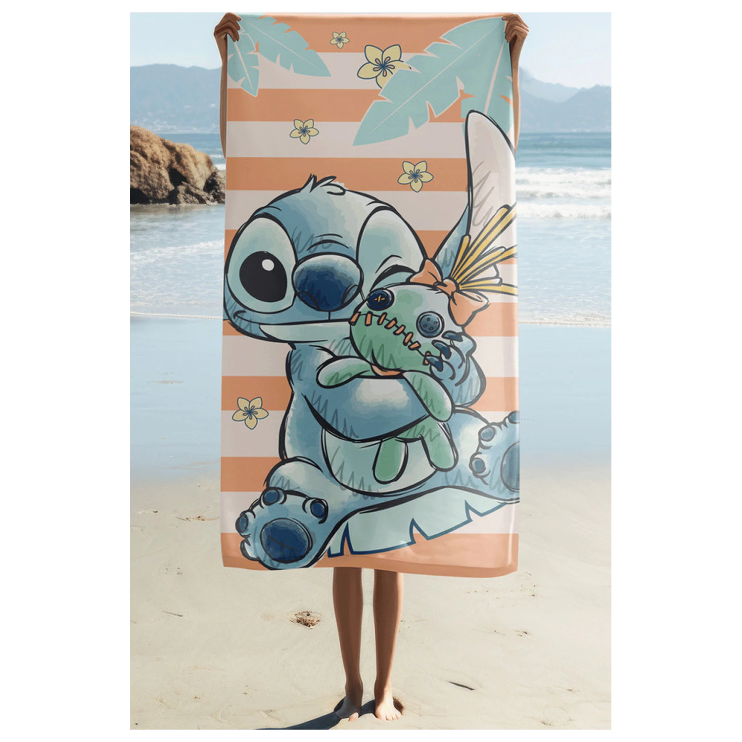 Stitch Tropical Hugs Towel 70x140cm product photo