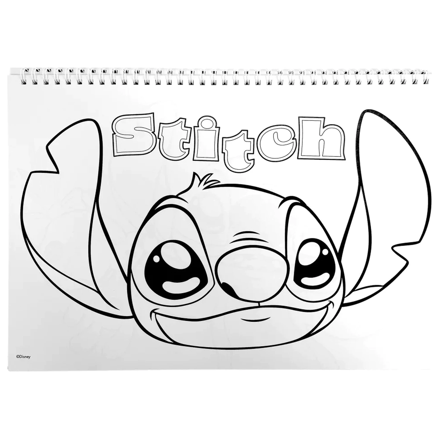 Stitch Universe A4 spiral sketchbook 40 sheets with stickers product photo