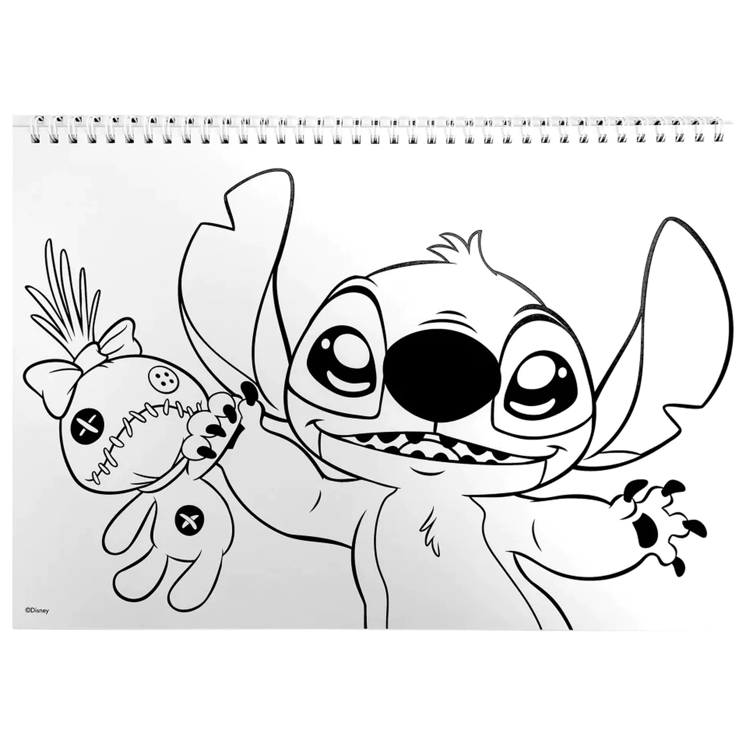 Stitch Universe A4 spiral sketchbook 40 sheets with stickers product photo