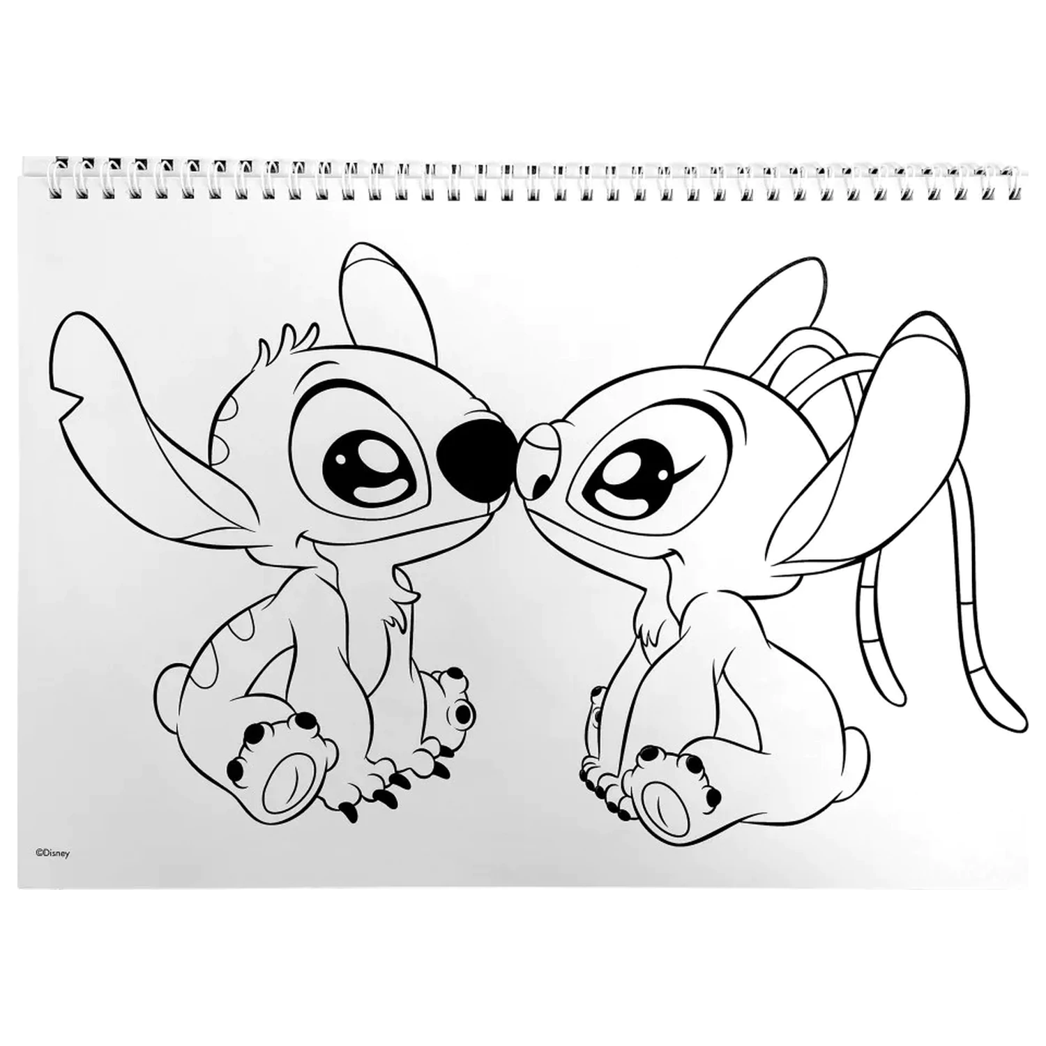 Stitch Universe A4 spiral sketchbook 40 sheets with stickers product photo