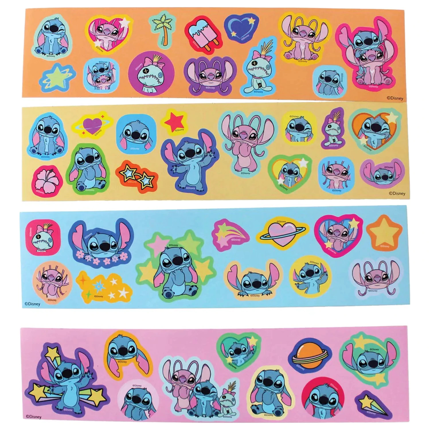Stitch Universe sticker album with 50 stickers product photo