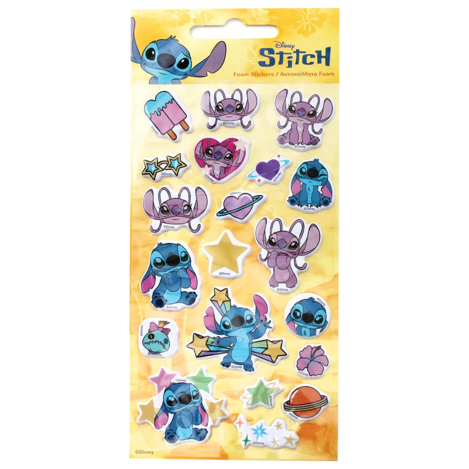 Stitch Universe Puffy Sponge Sticker Set product photo
