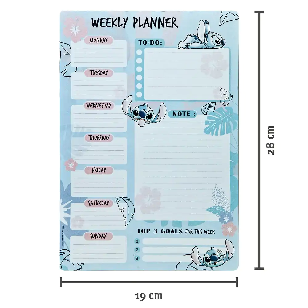 STITCH Watercolor Weekly Planner product photo