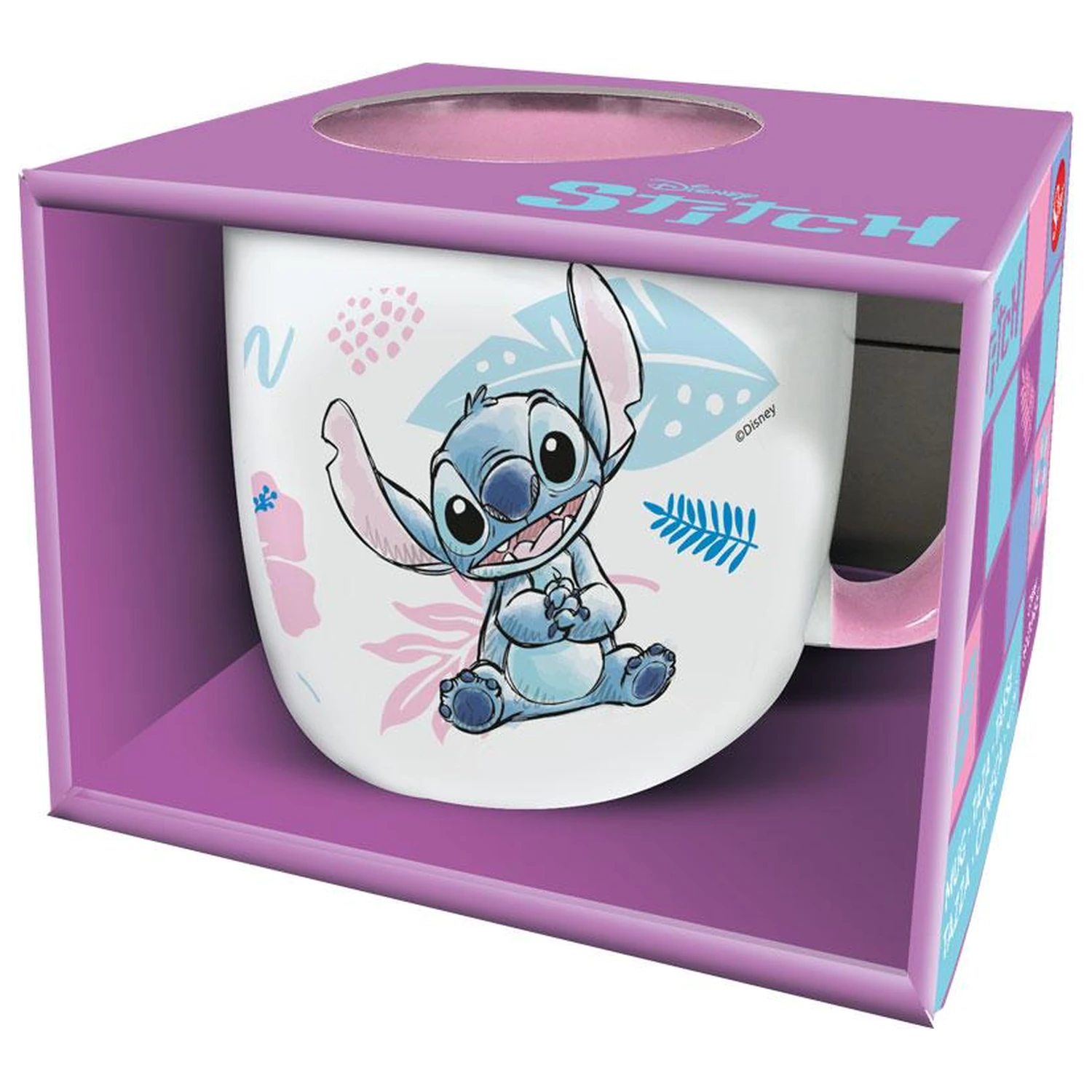 Stitch Watercolor Pink Mug product photo
