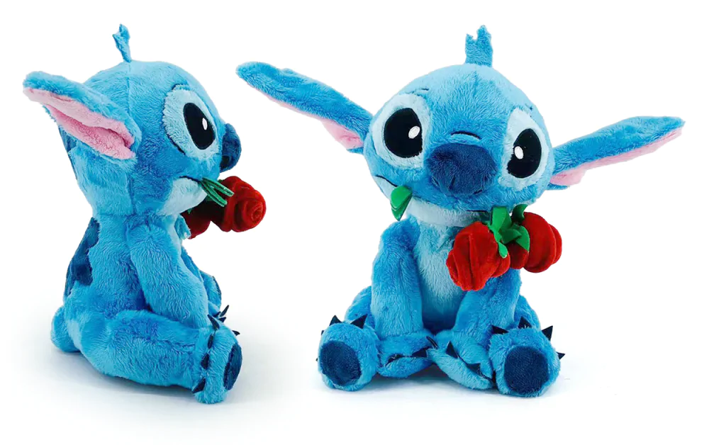 Stitch with Rose Plush 25cm product photo