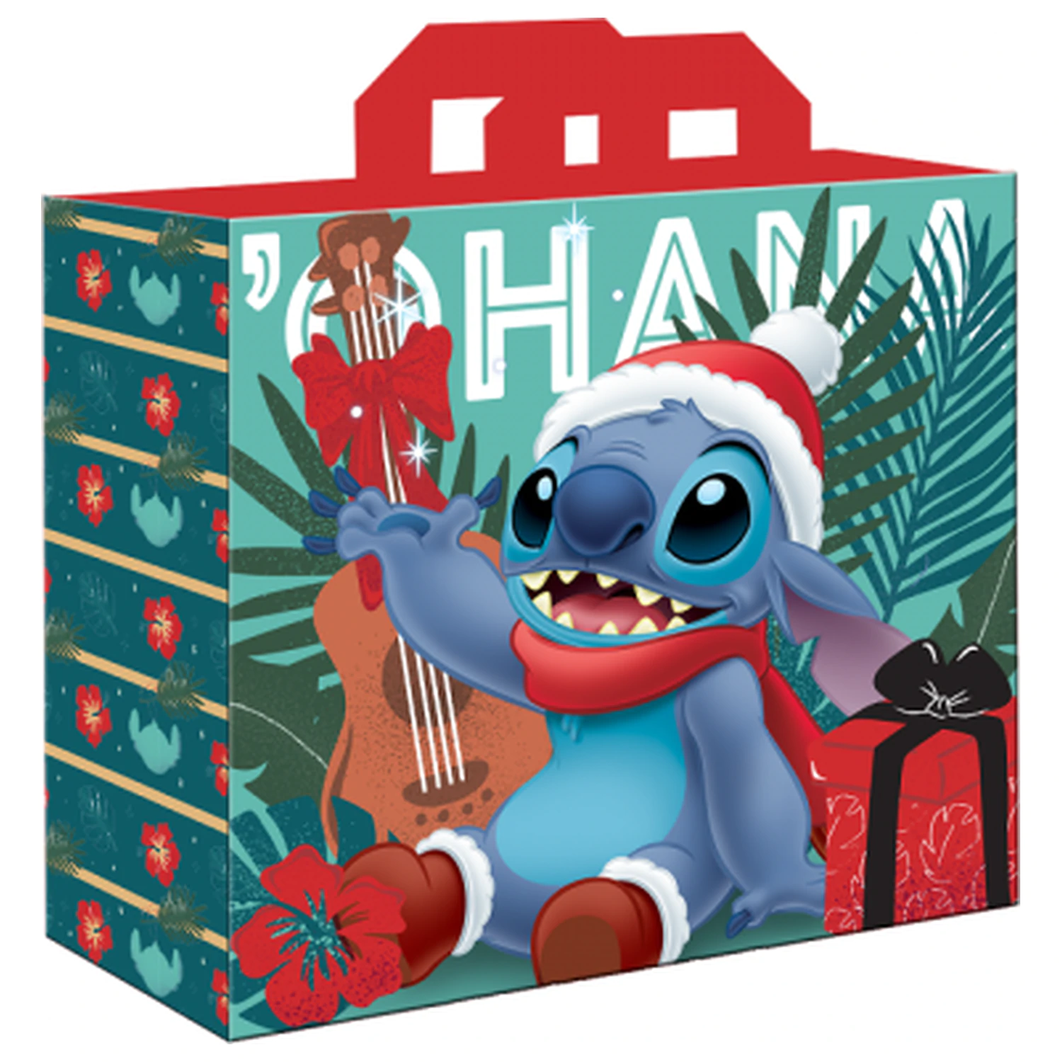 Stitch Xmas Ohana Shopping Bag product photo
