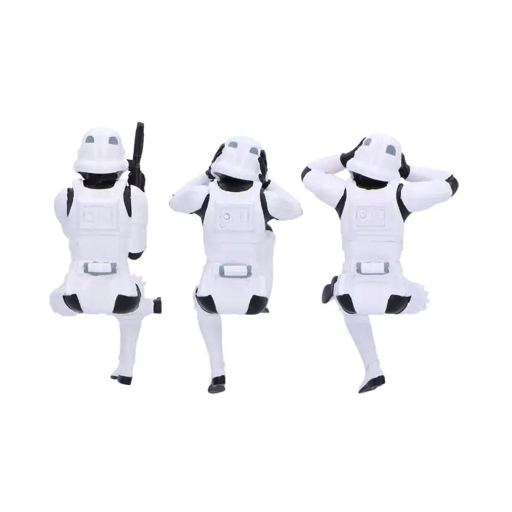 Stormtrooper Figures Three Wise Sitting Stormtroopers 11 cm product photo