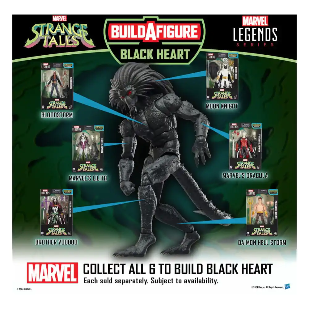 Strange Tales Marvel Legends Action Figure Marvel's Dracula (BAF: Blackheart) 15 cm termékfotó