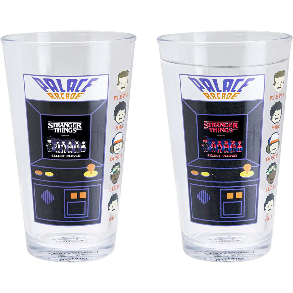 Stranger Things Palace Arcade Machine glass 450ml termékfotó