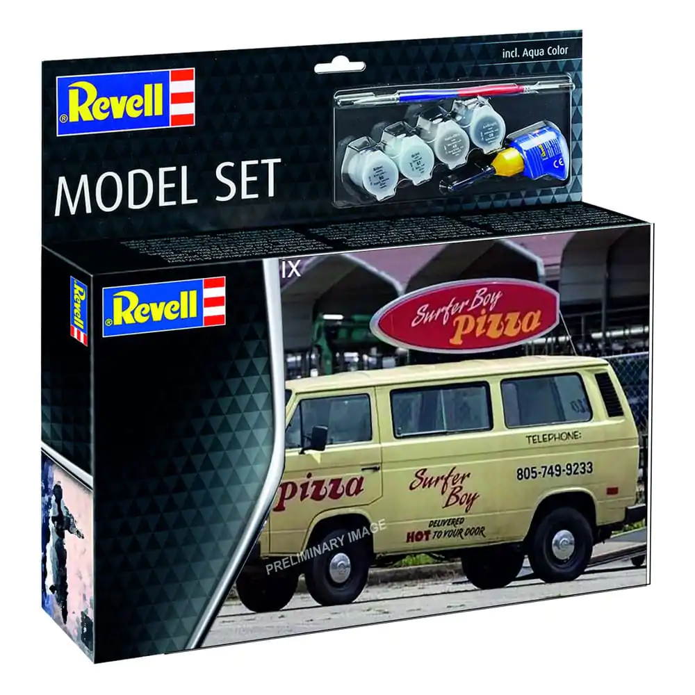 Stranger Things Model Kit Set 1/25 VW T3 Bus Surfer Boy 19 cm termékfotó