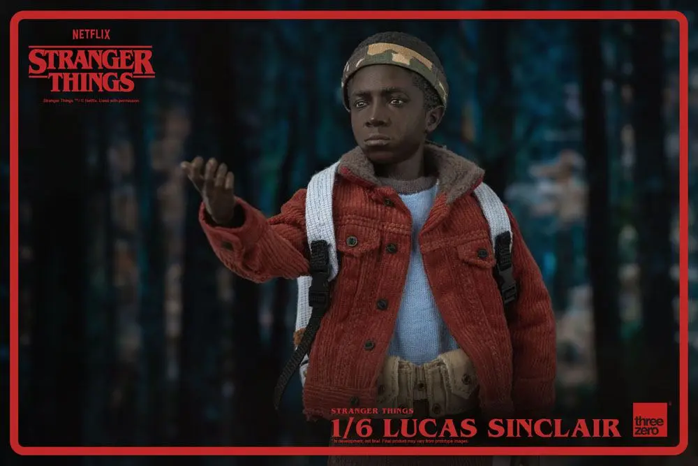 Stranger Things Action Figure 1/6 Lucas Sinclair 23 cm termékfotó