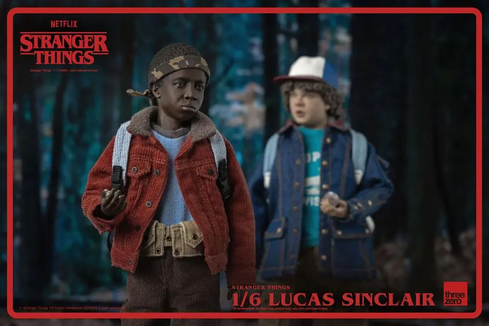 Stranger Things Action Figure 1/6 Lucas Sinclair 23 cm termékfotó