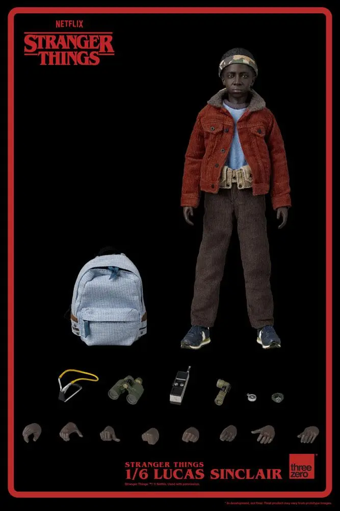 Stranger Things Action Figure 1/6 Lucas Sinclair 23 cm termékfotó