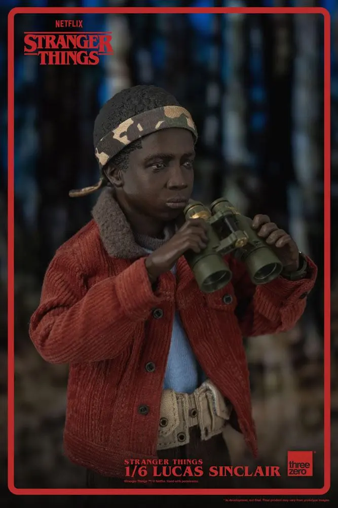 Stranger Things Action Figure 1/6 Lucas Sinclair 23 cm termékfotó