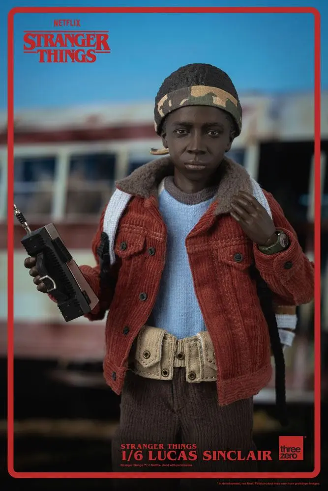 Stranger Things Action Figure 1/6 Lucas Sinclair 23 cm termékfotó